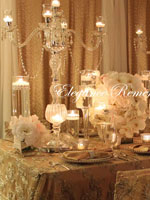 Crystal Candelabra with swag Crystal