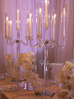 Modern Crystal Candelabra