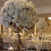 New Jersey wedding gold candelabras 