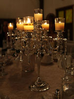 16 inch Silver Candelabra